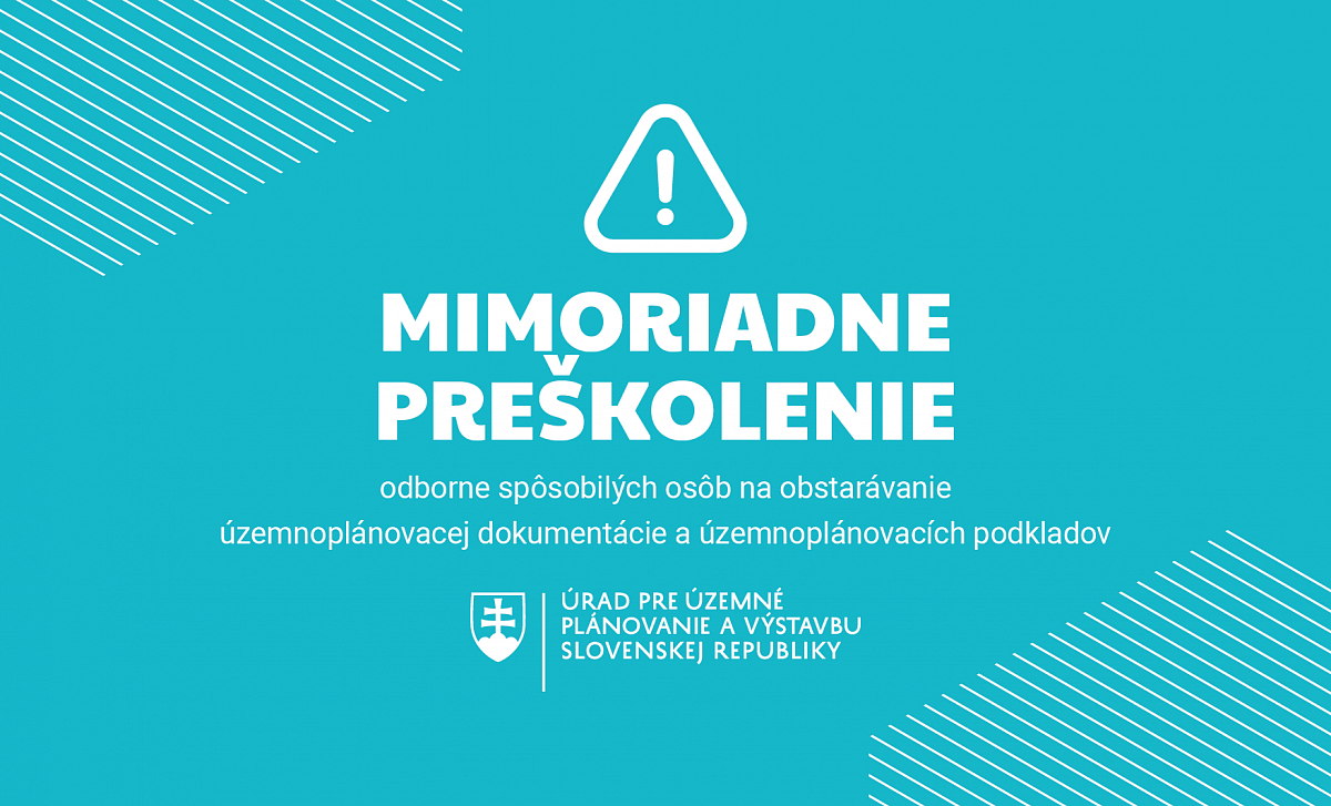 V júni organizujeme mimoriadne preškolenie odborne spôsobilých osôb