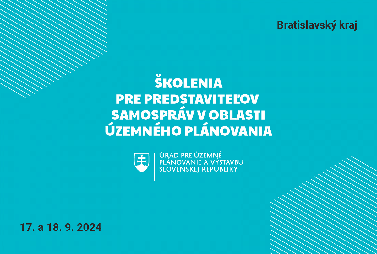 Posledné voľné miesta pre samosprávy z Bratislavského kraja na školenie v oblasti územného plánovania