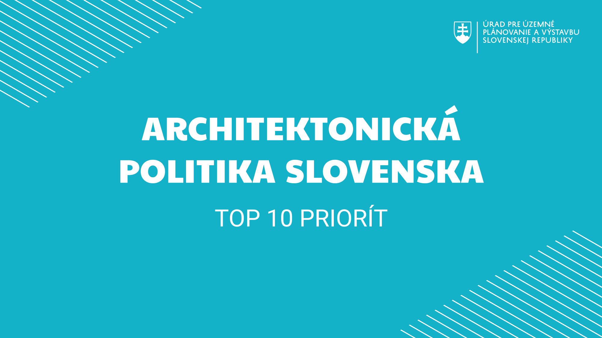 VIDEO: Architektonická politika Slovenska - kvalitné prostredie ako základ pre rozvoj našej krajiny (1. časť)