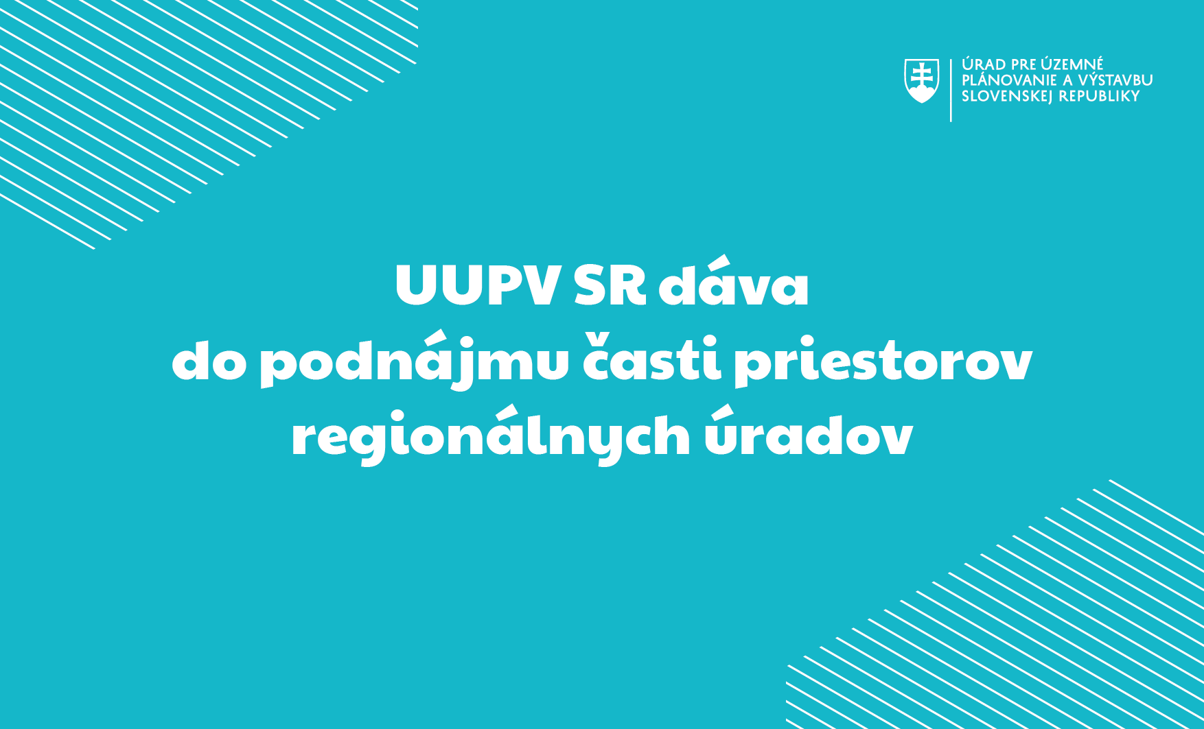 Úrad pre územné plánovanie a výstavbu SR dáva do podnájmu časti priestorov regionálnych úradov. Ušetrené peniaze vráti do rozpočtu.