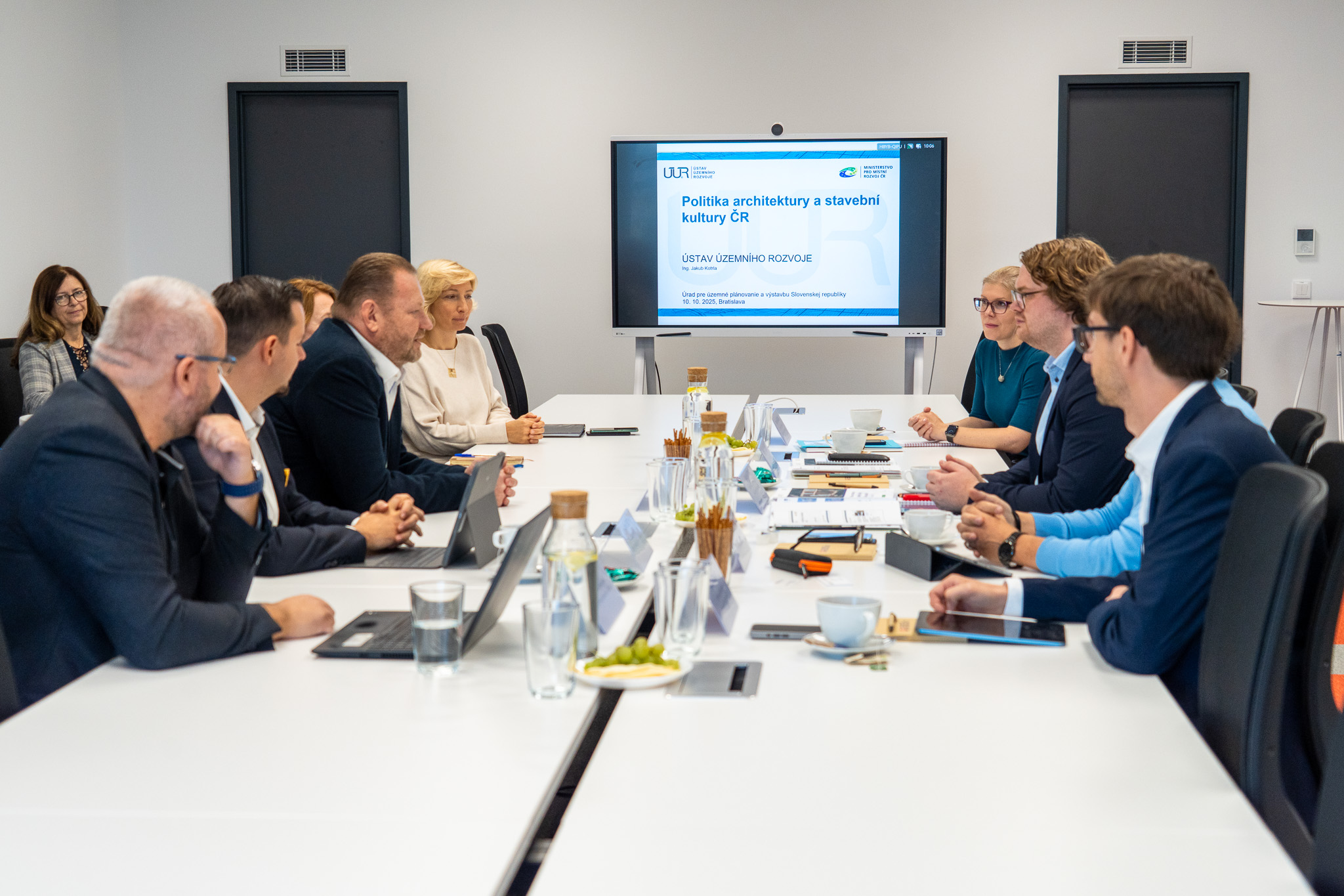 Na našom úrade sme privítali kolegov z Ministerstva pre miestny rozvoj ČR a Ústavu územného rozvoja ČR