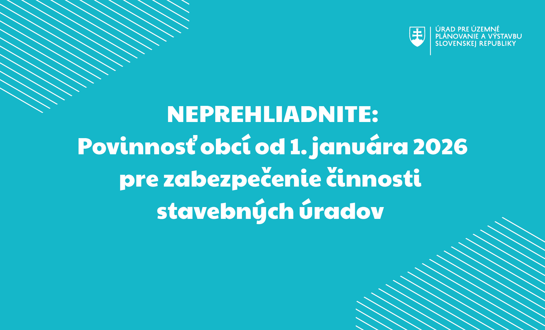 Od 1. januára 2026 musí mať každý stavebný úrad minimálne dvoch odborných zamestnancov